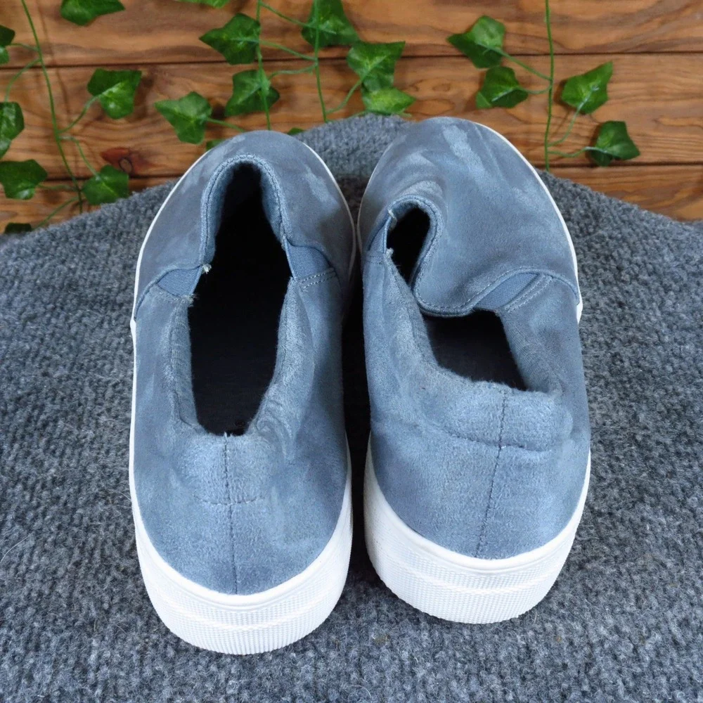 Soda Women Casual Slip On Sneaker Sz 8‎ Everyday Walking Blue Synthetic Platform